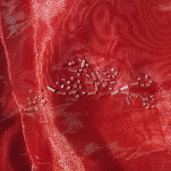 Morgan and Co by Linda Bernell Red/Maroon/Burgundy Prom/Formal Dress Size 13/14 - Picture 5 of 8